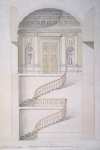 Cameron Charles Design for a Staircase in the Cold Baths at Tsarskoye Selo - Hermitage